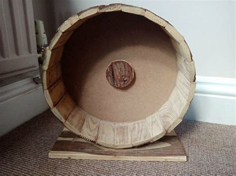 hamster wheel wood